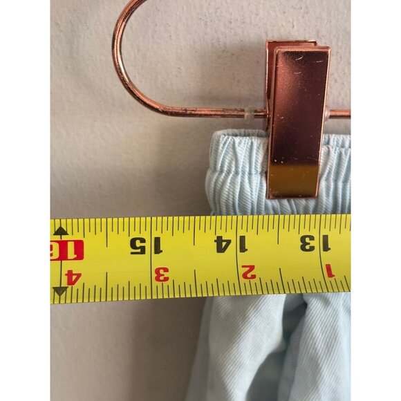 Zara Womens High Waisted Wide Leg Loose Trouser Flowy Pants Light Blue Sz M - Picture 4 of 9